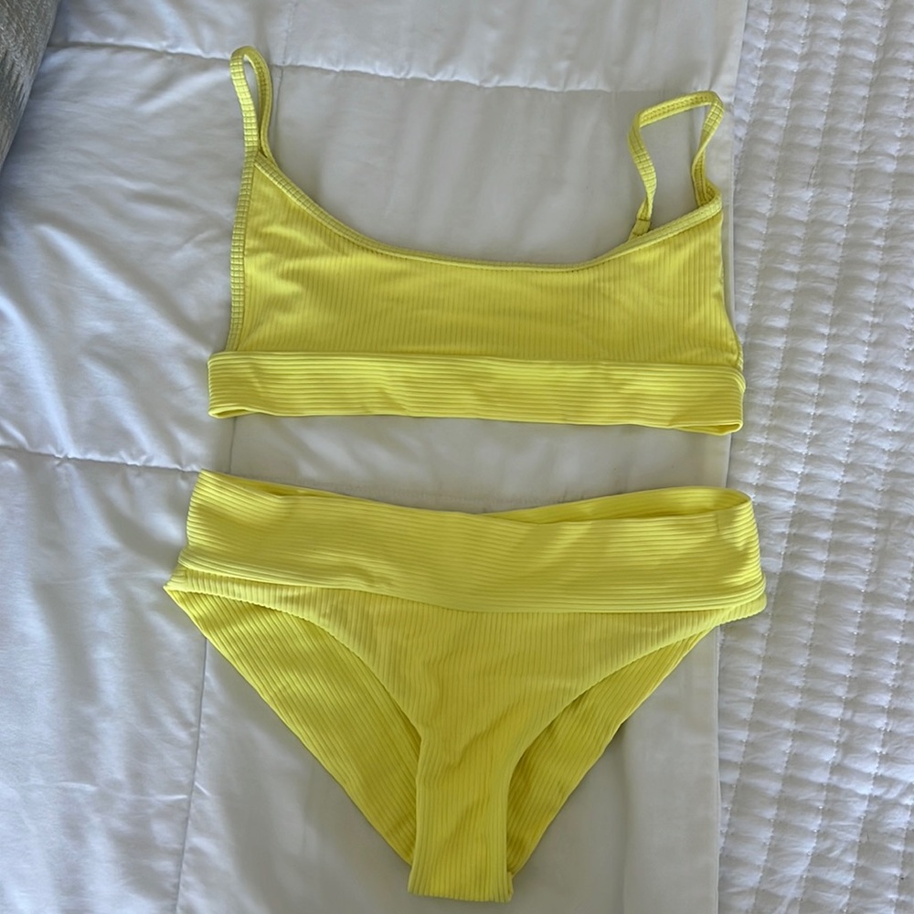 Frankie’s Bikinis Gavin Yellow Bikini